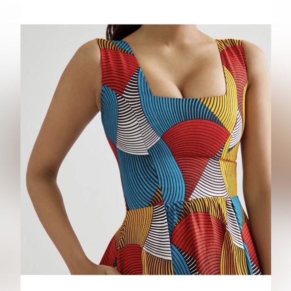 ANTHROPOLOGIE × SIKA Geometric Maxi Dress - NWOT - Picture 2 of 8